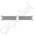 Designed for samsung pótszíj (egyedi méret, M/L méret, alumínium, állítható, milánói) SZÜRKE