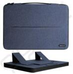 Nillkin COMMUTER tok fekvő NOTEBOOK/TABLET 3in1 (univerzális, asztali tartó, cipzár, 14" méret) SÖTÉTKÉK