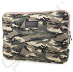 Silverline Tok álló, textil (univerzális, ütésálló belső réteg, cipzáras, 13" méret, terep minta) BARNA