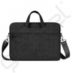 Dux Ducis LBJB tok fekvő, textil LAPTOP/NOTEBOOK/TABLET (univerzális, vízálló, vállpánt, 15.5-16" méret) FEKETE - extratelgsm