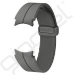 Samsung pótszíj (egyedi méret, M/L méret, szilikon, izzadságálló, mágneses, SPORT) SZÜRKE