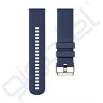 Silverline Pótszíj (univerzális, 22mm, szilikon, dupla bújtató, 3D) SÖTÉTKÉK