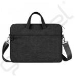 Dux Ducis LBJB tok fekvő, textil LAPTOP/NOTEBOOK/TABLET (univerzális, vízálló, vállpánt, 14-15.4" méret) FEKETE
