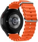 FORCELL F-DESIGN FS01 Samsung Watch 22mm szilikon szíj, narancssárga - extratelgsm
