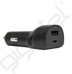 OtterBox autós töltő USB+Type- C aljzat (10W, gyorstöltő) FEKETE
