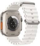 FORCELL F-DESIGN FA12 Apple Watch 42/44/45/49mm szilikon szíj, fehér - extratelgsm