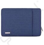 Silverline CANVASARTISAN LAPTOP tok (univerzális, 12" méret, 330x231x24mm, cseppálló, plüss belső, prémium) SÖTÉTKÉK