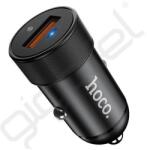 hoco. Z32A autós töltő USB aljzat (18W, PD gyorstöltő 3.0, LED jelzés) FEKETE