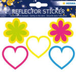 Herma Herma: Virágok és szívek fényvisszaverő matricacsomag (19196) (19196)