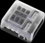 CABLETECH FB-6 biztosítékdoboz mínusz csatlakozóval és LED kijelzőkkel (BEZ4015-6)