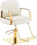 physa Fodrász szék lábtartóval - 560-730 mm - max. 200 kg - krém / arany (PHYSA STAUNTON CREAM & GOLD)