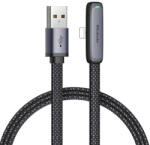 Mcdodo CA-2791 USB-ről villámra csatlakozó szögkábel, 1.8m (fekete) (CA-2791)