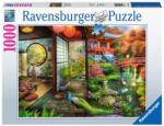 Ravensburger Puzzle Ravensburger din 1000 de piese - Grădina japoneză de ceai din Kyoto (17497) Puzzle