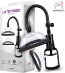 LateToBed Bumper Manual Vacuum Vagina Pump with 2 Cups