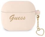 GUESS GUA3LSCHSP AirPods 3 tok rózsaszín/rózsaszín Szilikon Charm Heart Kollekció