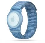 Tech-Protect Nylon Gyermek Apple AirTag Szíj - Kék