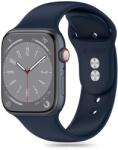 Tech-Protect Szilikon Szíj Apple Watch 4 / 5 / 6 / 7 / 8 / 9 / SE / Ultra 1 / 2 (42 / 44 / 45 / 49 mm) - Kék - smartdiszkont