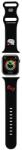 Hello Kitty Szilikon Kitty Fej Szíj Apple Watch 42/44/45/49mm - Fekete
