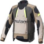 Alpinestars Halo Drystar motoros kabát khaki-bézs-fluo sárga