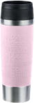 emsa TRAVEL MUG Classic Grande thermal mug (light pink/stainless steel, 0.5 liters) (N2022400)