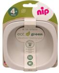 NIP Bol linie NIP GREEN, 2 buc, gri/maro (NIP38663-51) Set pentru masa bebelusi