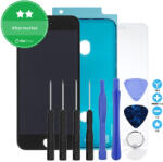 Apple Ecran pentru iPhone 7, Black, Sticlă tactilă cu ramă, Adeziv (Adhesive), Sticlă temperată, Unelte, Black