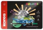 Kores Creioane colorate pentru cadou selecția Kores Kolores într-o cutie de 50 de culori (0191014) Carte de colorat