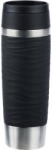 emsa TRAVEL MUG Waves Grande thermal mug (black/stainless steel, 0.5 liters) (N2022500) - pcone