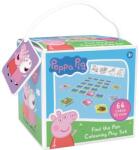 JIRI MODELS Pexeso din mers cu cartea de colorat Peppa (3337-8)