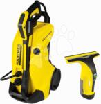 Smoby Kocsi magasnyomású tisztítóval Karcher High Pressure Trolley K4 Smoby vízcsatlakozással elektronikus ablaktisztítóval (SM360933)