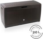 Prosperplast Cutie de depozitare RATO, 310L, 119x48x60cm, maro