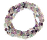  Colier din Fluorit Mixt Natural Neregulat 5-10 x 5-8 mm