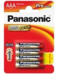 Panasonic Pro power 1.5V Alkáli AAA mini ceruza elem (4 db) (BK-LR03PPG-4BP)