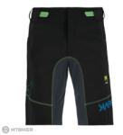 Karpos BALLISTIC EVO rövidnadrág, fekete/kék/neonzöld (XS)