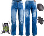 W-TEC Férfi motoros farmer W-TEC Davosh kék L (14816-L)