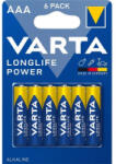VARTA Longlife Power AAA (LR03) alkáli mikro ceruza elem (6 db/bliszter) (4903121446)