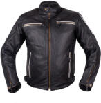 W-Tec Bőr motoros dzseki W-TEC Helsin 5XL fekete-fehér (27012-5XL)