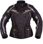 W-Tec Női túramotoros dzseki W-TEC Smackton Lady fekete-zöld bővített L (27074-L-2-P)
