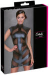 Cottelli Collection - szexi fényes, testre simuló ruha (fekete) (27179051031) - szexshop