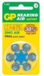 GP Batteries Hearing Aid ZA675 Cink-levegő hallókészülék elem 6db/bliszter (B3575) (B3575)