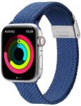 DUX DUCIS szíj MIXTURE II nyújtható fonott Apple Watch 42 / 44 / 45 mm kék