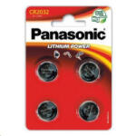 Panasonic 3V Lítium gombelem 4db-os (CR-2032EL/4B) (CR-2032EL/4B)