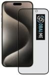 OBAL: ME Privacy 5D edzett üvegfólia Apple iPhone 15 Pro Max fekete számára üvegfólia