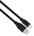 Iris USB-A - USB Type C 3.1 Gen 2 kábel 1m fekete (CX-146)