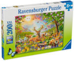 Ravensburger Puzzle Ravensburger din 200 XXL de piese - Gratie familia de cerbi (13352) Puzzle