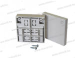 Elettrocanali EC SSB1 csatorna kötődoboz 70x70x24mm 25db/doboz (EC SSB1)