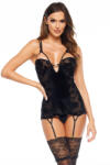 Beauty Night Xiomara Chemise & Thong Black S/M