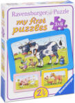 Ravensburger Puzzle Ravensburger din 3 x 6 piese - Prieteni animale (06571) Puzzle