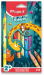 Maped Jungle Fever Creioane Jumbo 12 buc (0086-9863700)