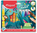 Maped Markere Maped Jungle Fever Jumbo 12 buc (0081-9846900)